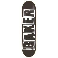 BAKER BRAND LOGO BLACK DECK 8.125" TAVOLA SKATEBOARD