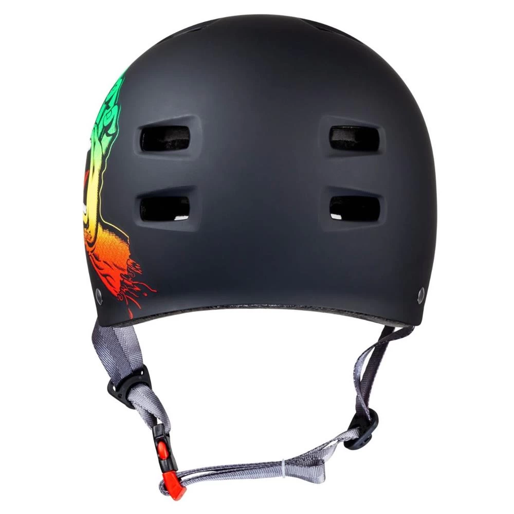 BULLET SANTA CRUZ SCREAMING HAND BLACK RASTA CASCO 5 BULLET SANTA CRUZ SCREAMING HAND BLACK RASTA CASCO - immagine 3