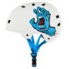 BULLET SANTA CRUZ SCREAMING HAND WHITE BLUE CASCO