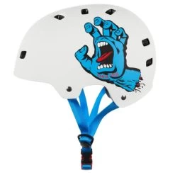 BULLET SANTA CRUZ SCREAMING HAND WHITE BLUE CASCO