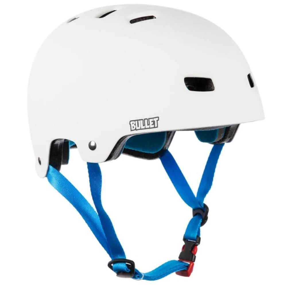 BULLET SANTA CRUZ SCREAMING HAND WHITE BLUE CASCO 3 BULLET SANTA CRUZ SCREAMING HAND WHITE BLUE CASCO - immagine 2