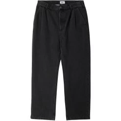 OBEY FUBAR PLEATED PANT BULL DENIM FADED BLACK -Negozio Di Pattini 142010082 FBL 1 e9aa8d2b c5b8 4bd3 a941 7a93a73f7e17 1600x