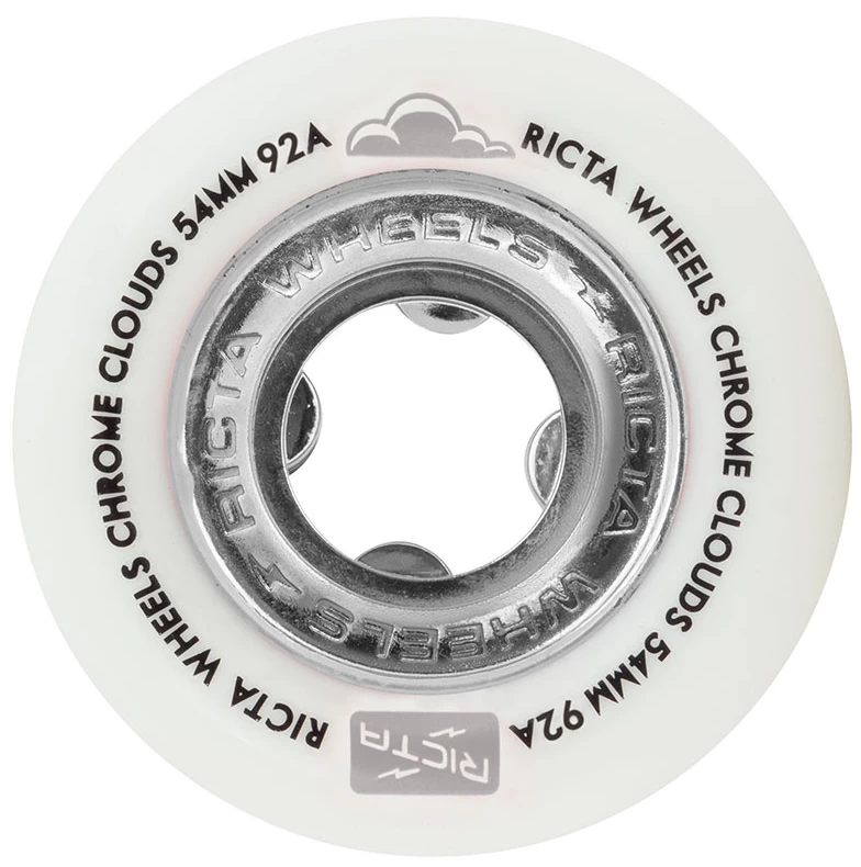 RICTA CHROME CLOUDS BLACK 54mm -92A RUOTE 3 RICTA CHROME CLOUDS BLACK 54mm -92A RUOTE