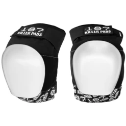 187 KILLER PADS PRO KNEE BLACK/WHITE GINOCCHIERE