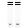 AMERICAN SOCKS OLD SCHOOL WHITE/BLACK CALZINI -Negozio Di Pattini 1american socks old school white black calzini removebg preview