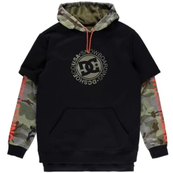 DC SHOES DC DRYDEN ANGLED CAMO/BLACK FELPA SNOWBOARD BAMBINO