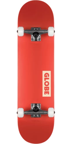 GLOBE GOODSTOCK 7.75" RED SKATEBOARD