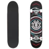 ELEMENT HATCHED RED BLUE 8.0" SKATEBOARD -Negozio Di Pattini 1hatched red blue 1