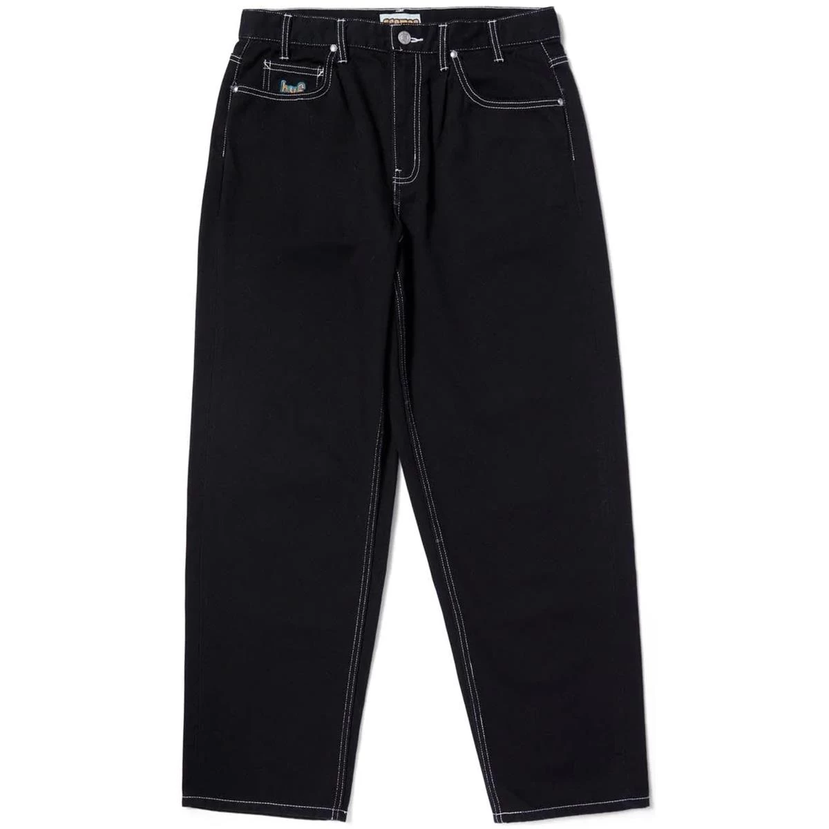 HUF CROMER BLACK/WHITE PANTALONI 3 HUF CROMER BLACK/WHITE PANTALONI