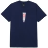 HUF REPAIR NAVY T-SHIRT -Negozio Di Pattini 1huf repair navy t shirt 1