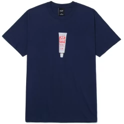 HUF REPAIR NAVY T-SHIRT