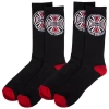 INDEPENDENT TRUCK CO. (2PZ) BLACK CALZINI -Negozio Di Pattini 1independent truck co x2 pairs black o s