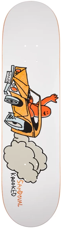 KROOKED SANDOVAL WINNER 8.12" X 31.32" TAVOLA SKATEBOARD