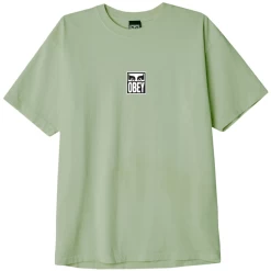 OBEY EYES ICON 3 HEAVYWEIGHT CUCUMBER T-SHIRT