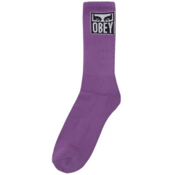 OBEY OBEY EYES ICON ORCHID CALZINI