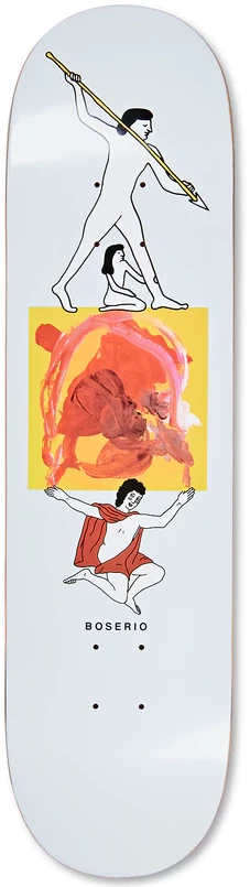 POLAR FAMILY LIGHT BLUE NICK BOSERIO 8.25" TAVOLA SKATEBOARD