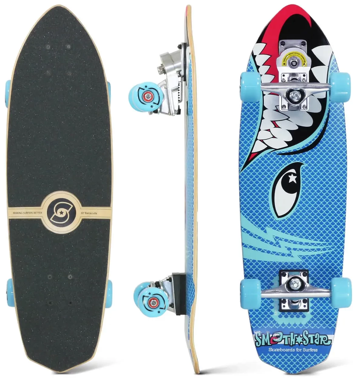 SMOOTHSTAR 30" BARRCADUTA SURFSKATE BAMBINO 3 SMOOTHSTAR 30" BARRCADUTA SURFSKATE BAMBINO