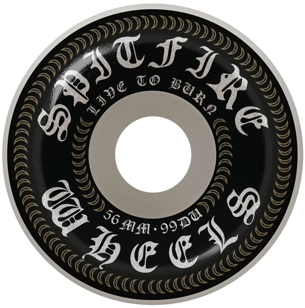 SPITFIRE BLACKLETTER O.G. CLASSIC 56mm X 99DU RUOTE SKATEBOARD 3 SPITFIRE BLACKLETTER O.G. CLASSIC 56mm X 99DU RUOTE SKATEBOARD