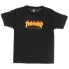 THRASHER FLAME BLACK T-SHIRT BAMBINO -Negozio Di Pattini 1thrasher flame black t shirt bambino 1000x1000