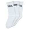VANS CLASSIC CREW WHITE (3PZ) CALZINI BAMBINO -Negozio Di Pattini 1vans classic crew boys 3pz white o s 1