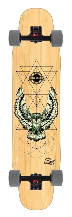 Longboard Completo LONG ISLAND Blow 40" -Negozio Di Pattini 2810 2 longislandblow40fiberflescompletelongboardbottom