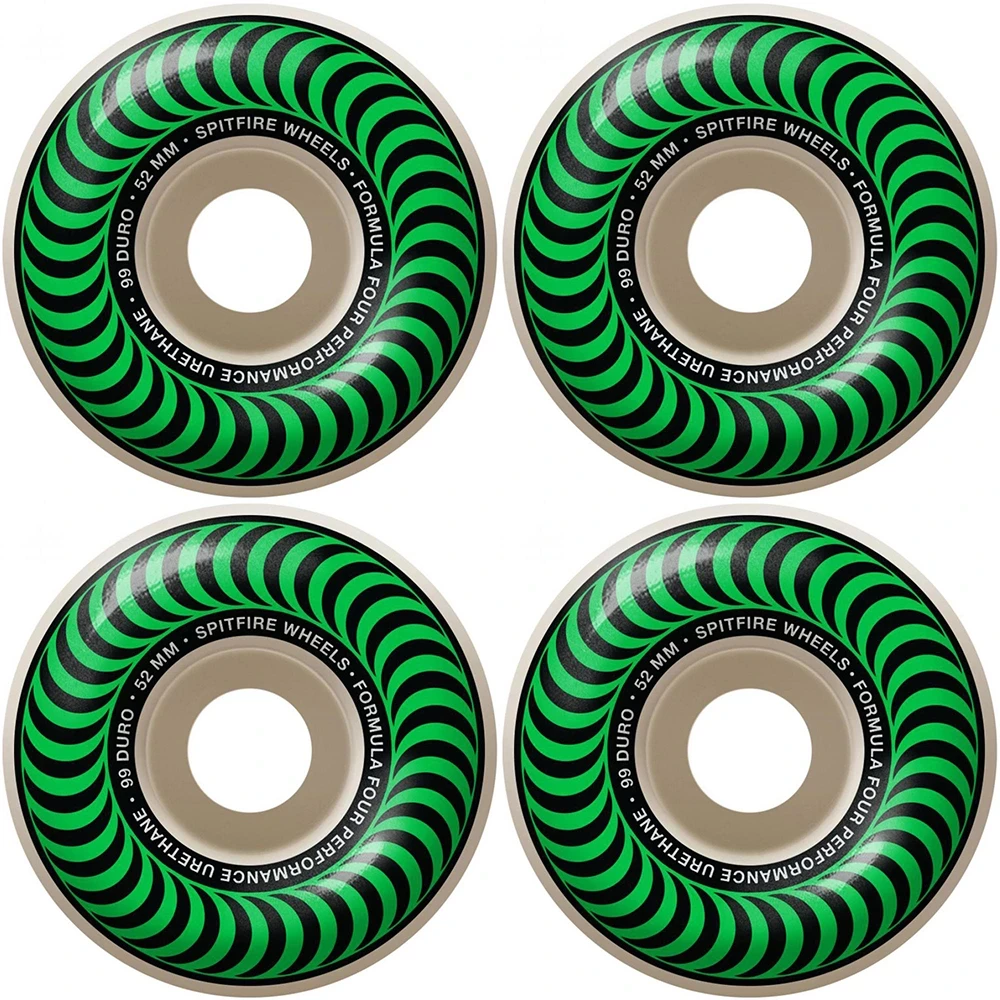 SPITFIRE CLASSIC WHITE 52mm X 99 DU RUOTE 5 SPITFIRE CLASSIC WHITE 52mm X 99 DU RUOTE - immagine 3