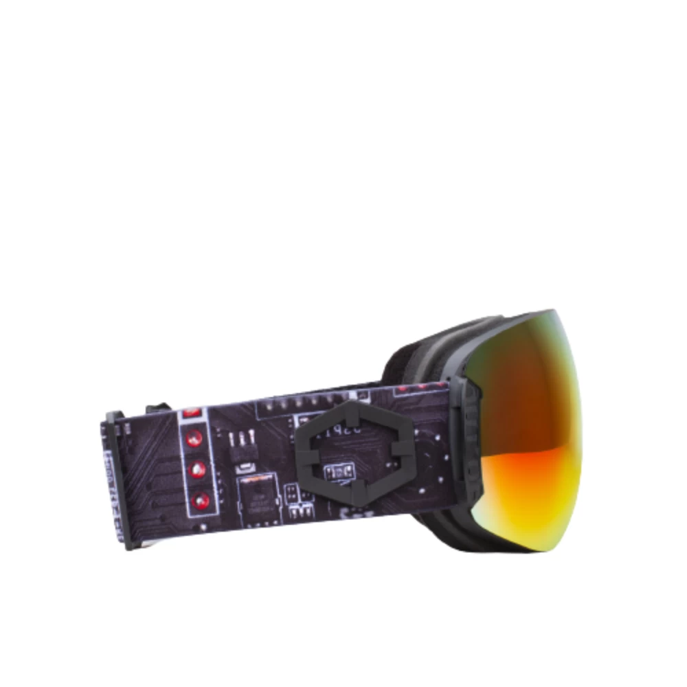 OUT OF OPEN MOTHERBOARD RED MCI MASCHERA SNOWBOARD 4 OUT OF OPEN MOTHERBOARD RED MCI MASCHERA SNOWBOARD - immagine 2