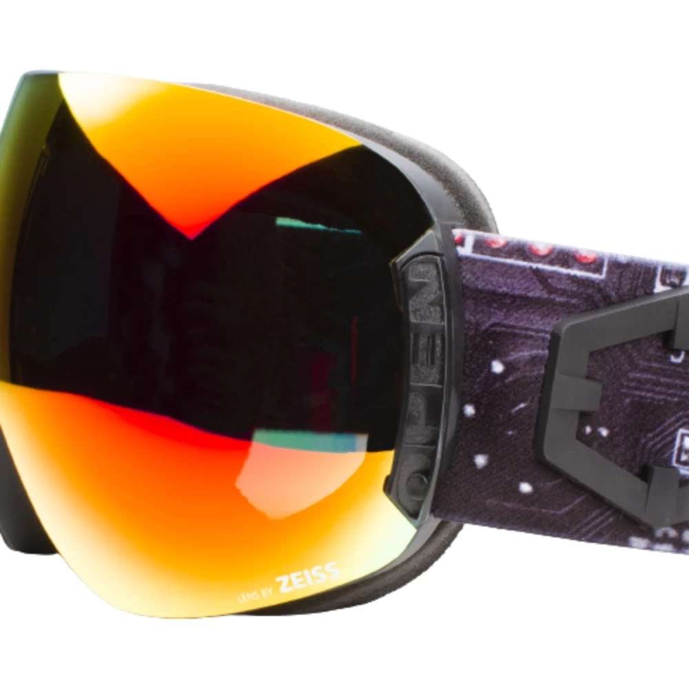 OUT OF OPEN MOTHERBOARD RED MCI MASCHERA SNOWBOARD 5 OUT OF OPEN MOTHERBOARD RED MCI MASCHERA SNOWBOARD - immagine 3