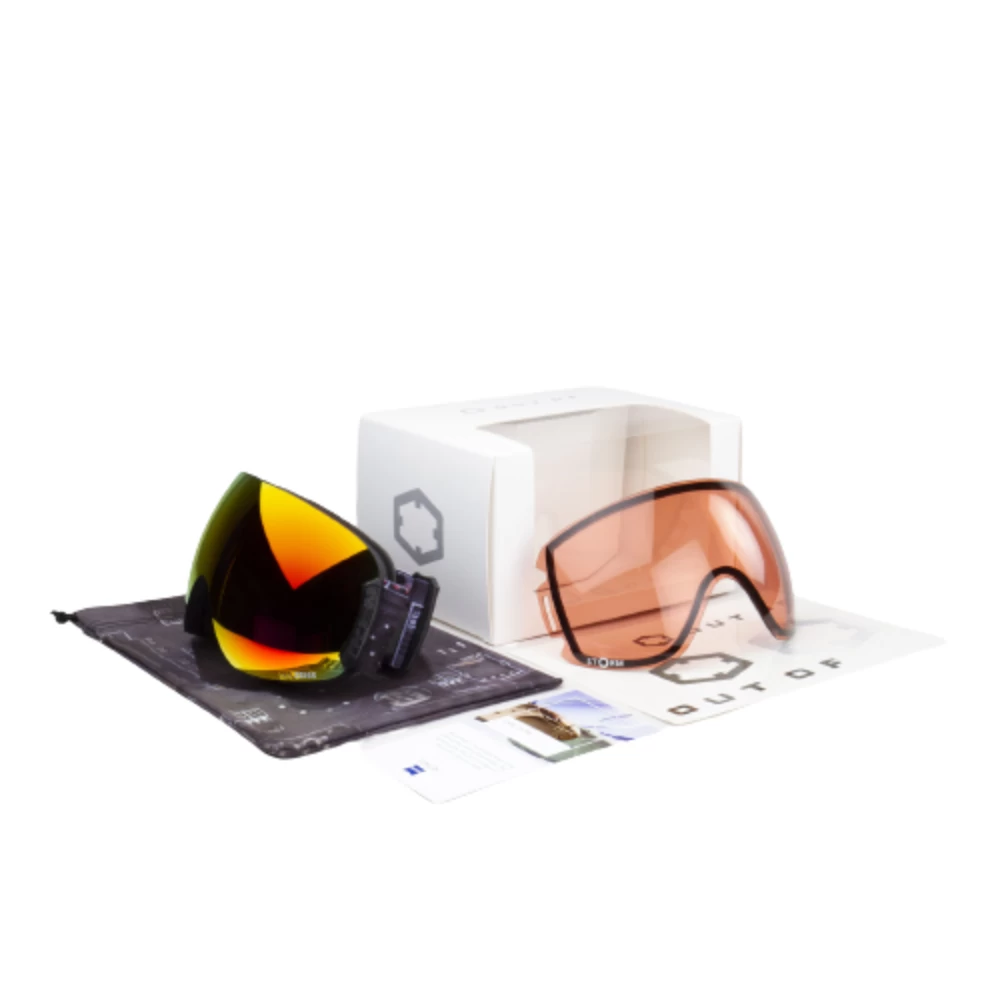 OUT OF OPEN MOTHERBOARD RED MCI MASCHERA SNOWBOARD 6 OUT OF OPEN MOTHERBOARD RED MCI MASCHERA SNOWBOARD - immagine 4