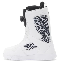 DC SHOES DC PHASE BOA WHITE/BLACK PRINT SCARPONI SNOWBOARD DONNA -Negozio Di Pattini 2dc phase boa white black print scarponi snowboard donna 1