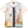 HUF PRESTIGE RESORT WHITE CAMICIA -Negozio Di Pattini 2huf prestige s s resort shirt white