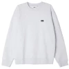 OBEY MINI BOX LOGO CREW SPECIALTY ASH FELPA -Negozio Di Pattini 2mini box logo crew specialty fleece ash 1