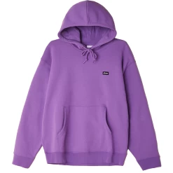 OBEY MINI BOX LOGO HOOD SPECIALTY ORCHID FELPA