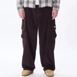 OBEY BIG WIG CORDUROY CARGO PANT JAVA BROWN 10 OBEY BIG WIG CORDUROY CARGO PANT JAVA BROWN -Negozio Di Pattini 2obey bigwig baggy corduroy cargo java brown pantaloni 1200x1200