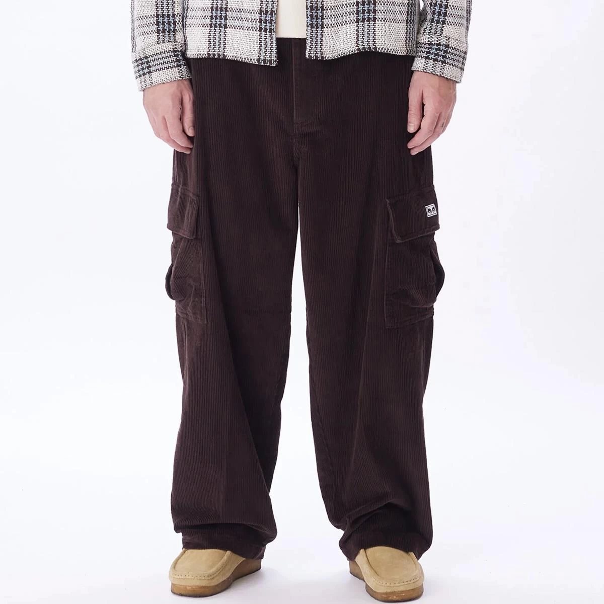 OBEY BIG WIG CORDUROY CARGO PANT JAVA BROWN 5 OBEY BIG WIG CORDUROY CARGO PANT JAVA BROWN - immagine 3