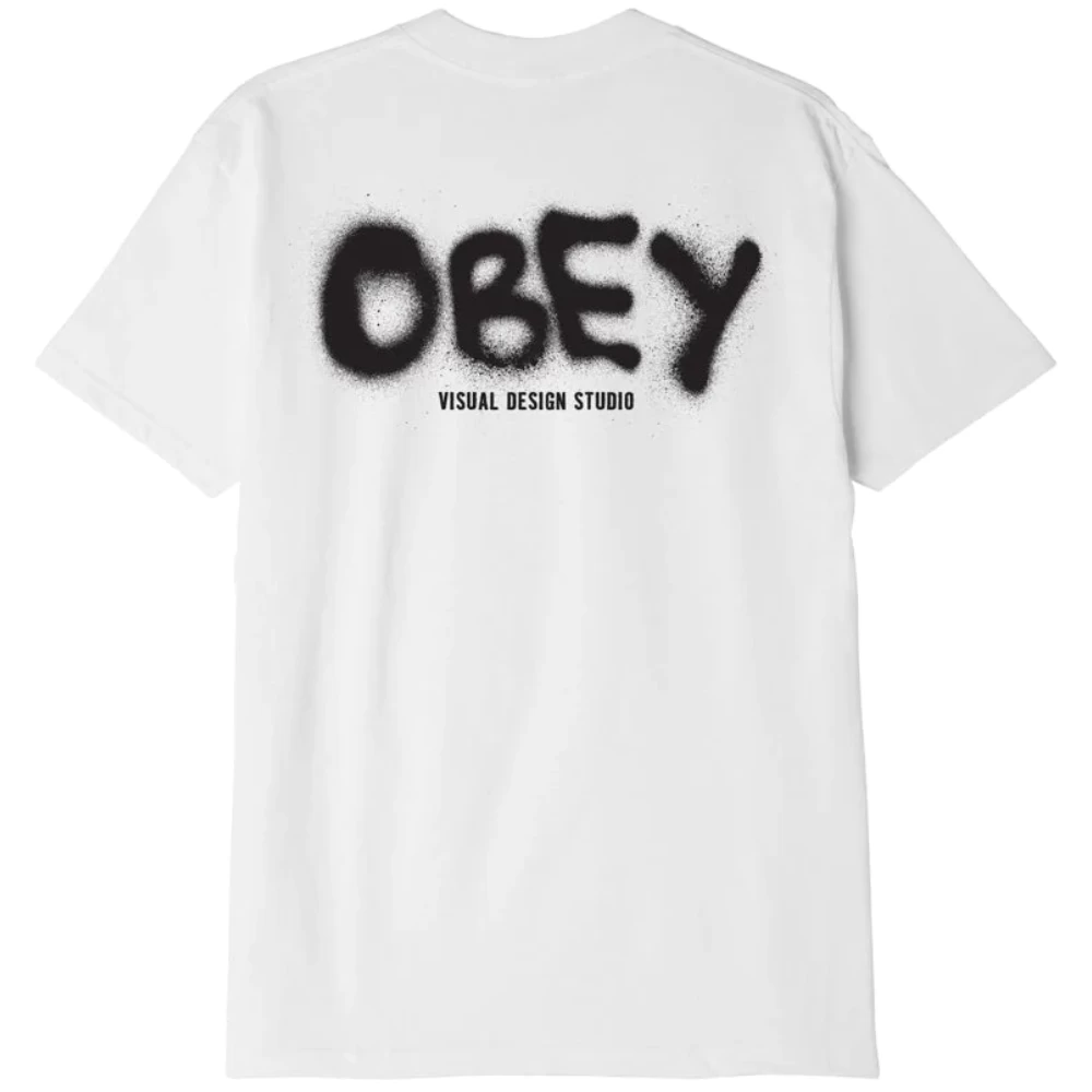 OBEY VISUAL DESIGN STUDIO CLASSIC WHITE T-SHIRT 3 OBEY VISUAL DESIGN STUDIO CLASSIC WHITE T-SHIRT