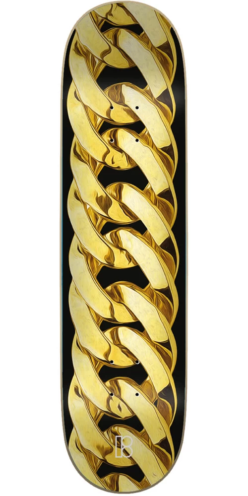 Plan-B PLAN B CHAIN GOLD 8.25" X 32.125" TAVOLA SKATEBOARD 3 Plan-B PLAN B CHAIN GOLD 8.25" X 32.125" TAVOLA SKATEBOARD