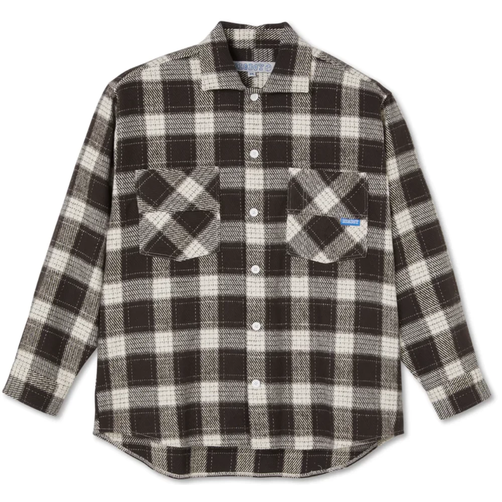 POLAR FLANEL BIG BOY BROWN CAMICIA 3 POLAR FLANEL BIG BOY BROWN CAMICIA