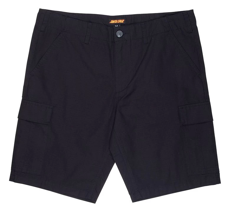 SANTA CRUZ DEFEAT WORKSHORT BLACK SHORTS 3 SANTA CRUZ DEFEAT WORKSHORT BLACK SHORTS