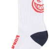 SPITFIRE HEADS UP WHITE/NAVY/RED CALZINI -Negozio Di Pattini 2spitfire socks heads up white navy red