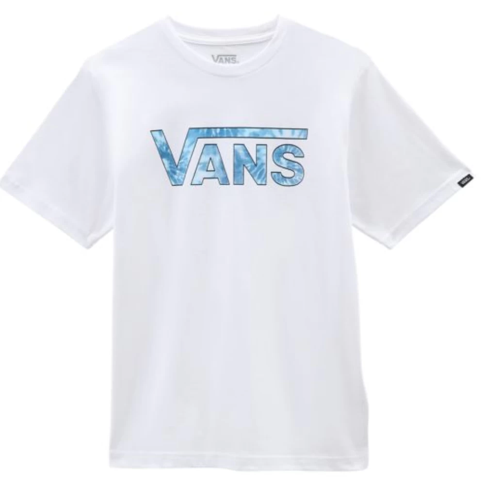 VANS CLASSIC LOGO FILL WHITE/AQUATIC BLUE TIE-DYE T-SHIRT BAMBINO 3 VANS CLASSIC LOGO FILL WHITE/AQUATIC BLUE TIE-DYE T-SHIRT BAMBINO