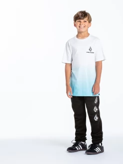 VOLCOM ICONIC STONE FLC BLACK PANTALONI BAMBINO -Negozio Di Pattini 2volcom iconic stone flc black pantaloni bambino