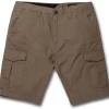 VOLCOM MITER II CARGO MUSHROOM SHORTS 2 VOLCOM MITER II CARGO MUSHROOM SHORTS -Negozio Di Pattini 2volcom miter ii cargo short msh