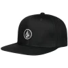 VOLCOM QUARTER TWILL BLACK CAPPELLO -Negozio Di Pattini 2volcom quarter twill black cappello 1000x1000