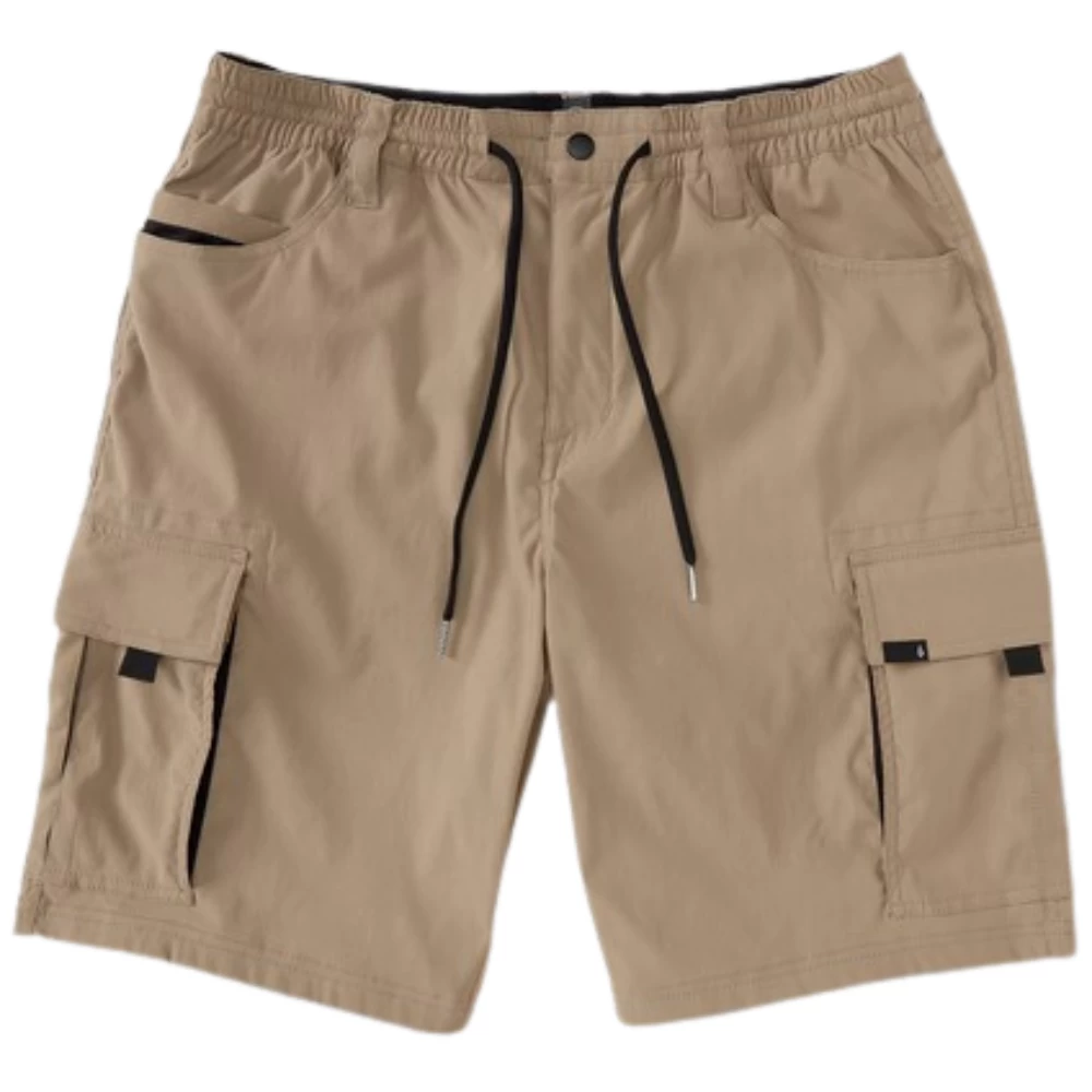 VOLCOM SKATE VITALS CARGO HYBRID 21 KHAKI SHORTS 3 VOLCOM SKATE VITALS CARGO HYBRID 21 KHAKI SHORTS