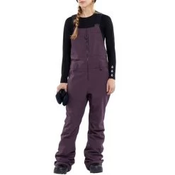 VOLCOM SWIFT BIB OVERALL BLACKBERRY PANTALONI SNOWBOARD DONNA -Negozio Di Pattini 2volcom swift bib overall blackberry pantaloni snowboard donna 1200x1200