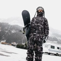 BRETHREN ACCESS ANORAK - BLEACHED/BLACK DIE GIACCA SNOWBOARD -Negozio Di Pattini 3brethren access anorak bleached black die giacca snowboard 1200x1200