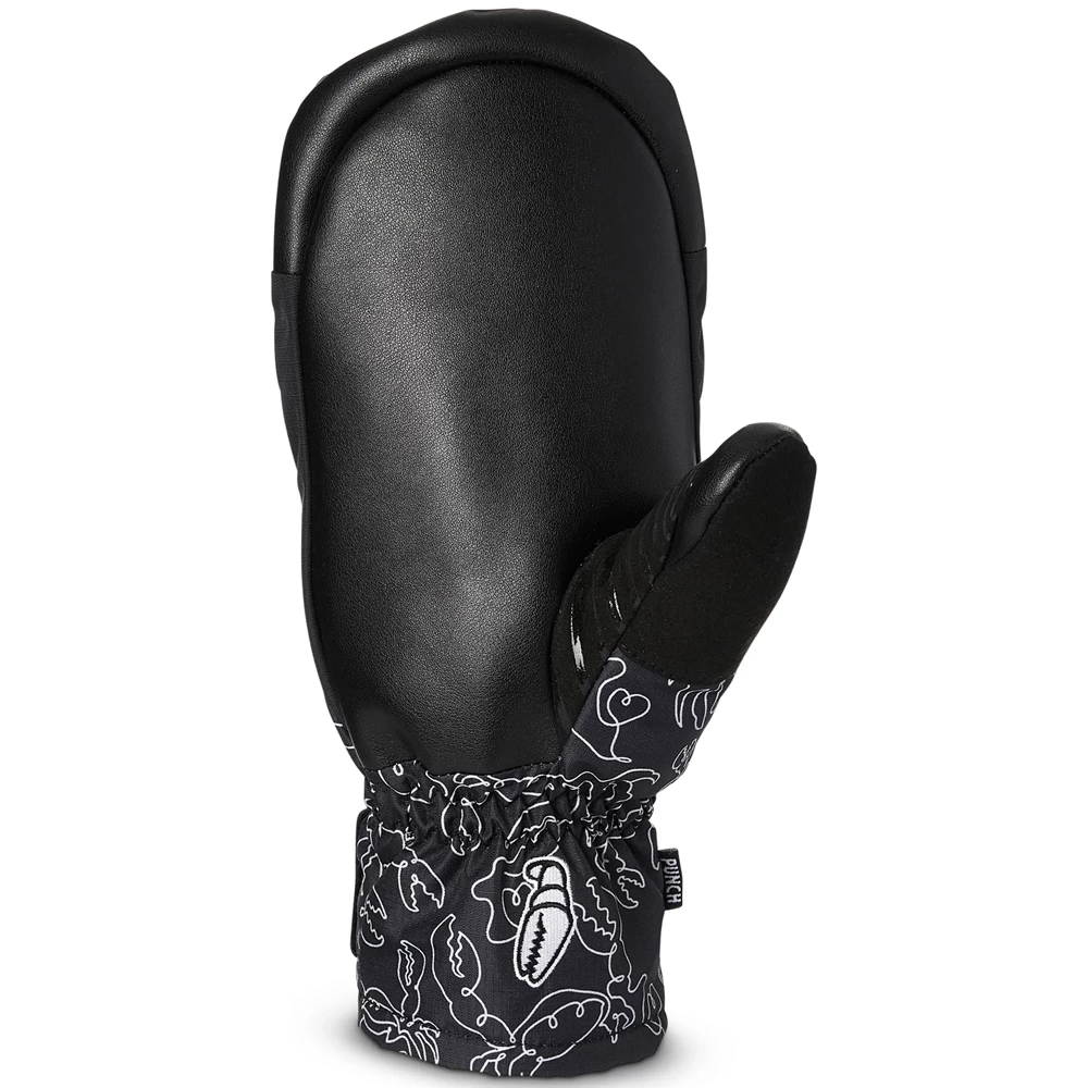 CRAB GRAB PUNCH DOODLE BLACK GUANTI SNOWBOARD 4 CRAB GRAB PUNCH DOODLE BLACK GUANTI SNOWBOARD - immagine 2