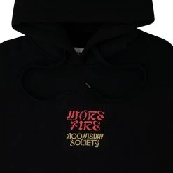 DOOMSDAY MORE FIRE BLACK FELPA -Negozio Di Pattini 3doomsday more fire black felpa 1200x1200