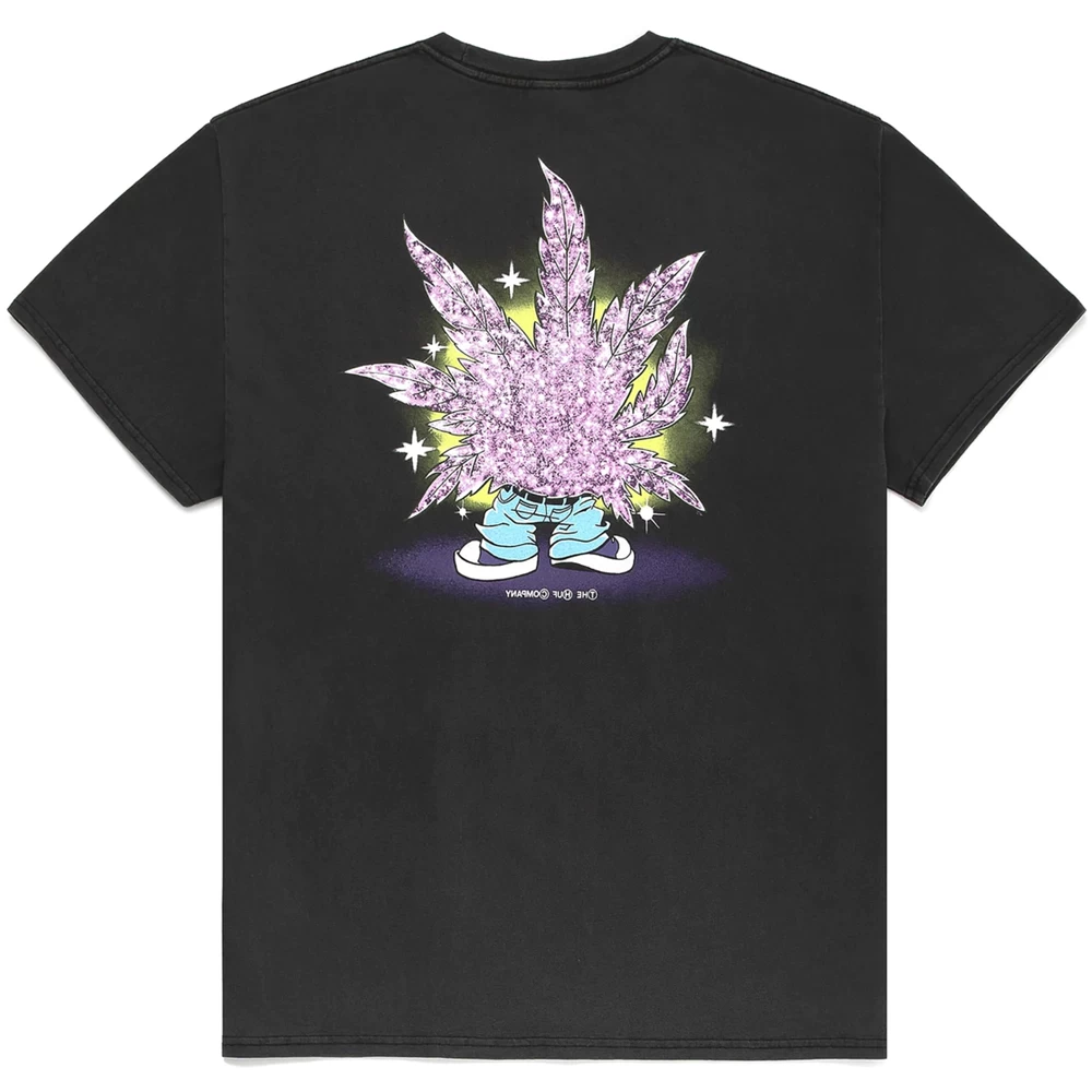 HUF X 420 CRYSTAL BUDDY WASHED BLACK T-SHIRT 4 HUF X 420 CRYSTAL BUDDY WASHED BLACK T-SHIRT - immagine 2